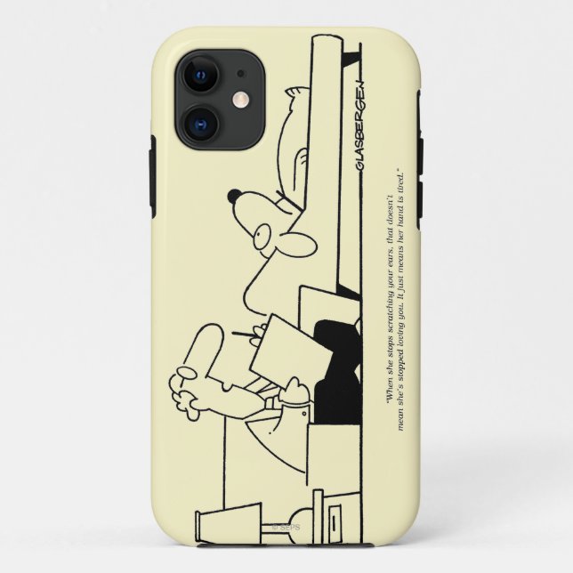 Dog Therapy Case-Mate iPhone Case (Back)
