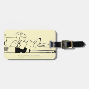 Dog Therapy Luggage Tag