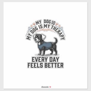Dog Therapy Shirt Vintage Engraved Dog Lover Gift_