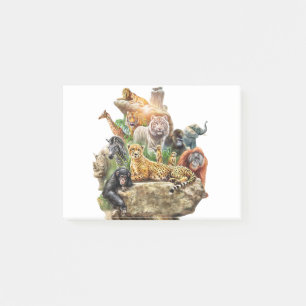 Dog Tiger Lion Animal Forest Animals meeting Post-it Notes