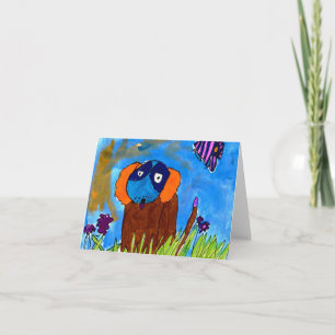 Dog • Tim Albe, Age 8 - card