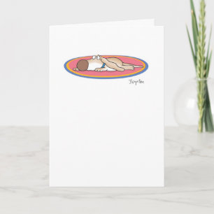 DOG TIRED CARD