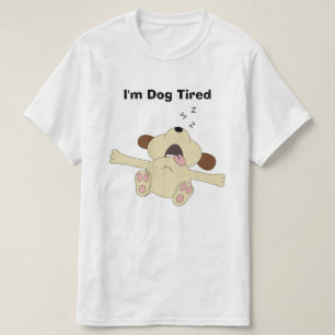 Dog Tired Personalised T-Shirt