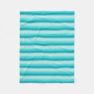 Dog tooth stripe aqua blue, green, teal blanket