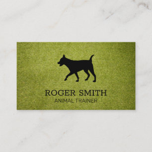 Dog Trainer   Animal Services   Dog Sitter Business Card
