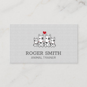 Dog Trainer   Animal Services   Dog Sitter Business Card