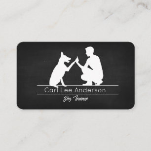 Dog trainer Business car for him Business Card