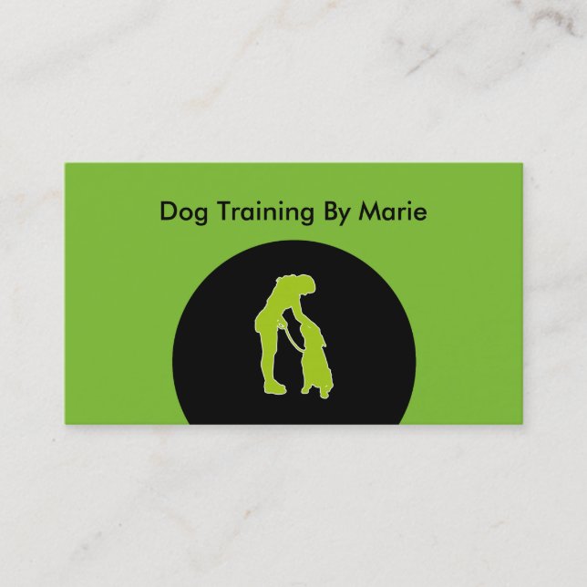 Dog Trainer Business Card (Front)