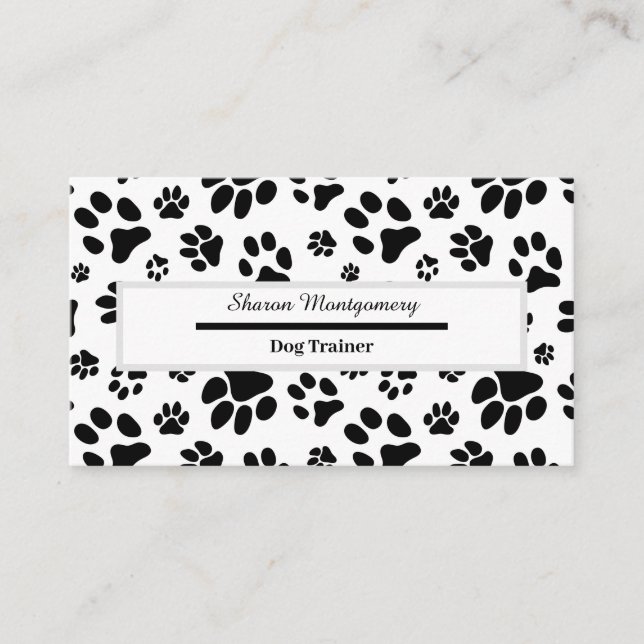 Dog Trainer Business Card (Front)
