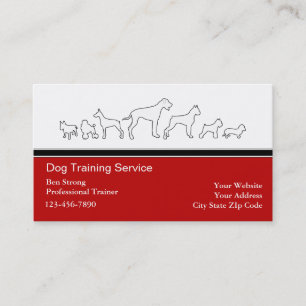 Dog Trainer Business Cards