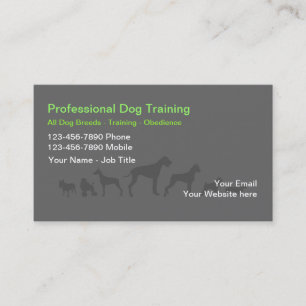 Dog Trainer Business Cards