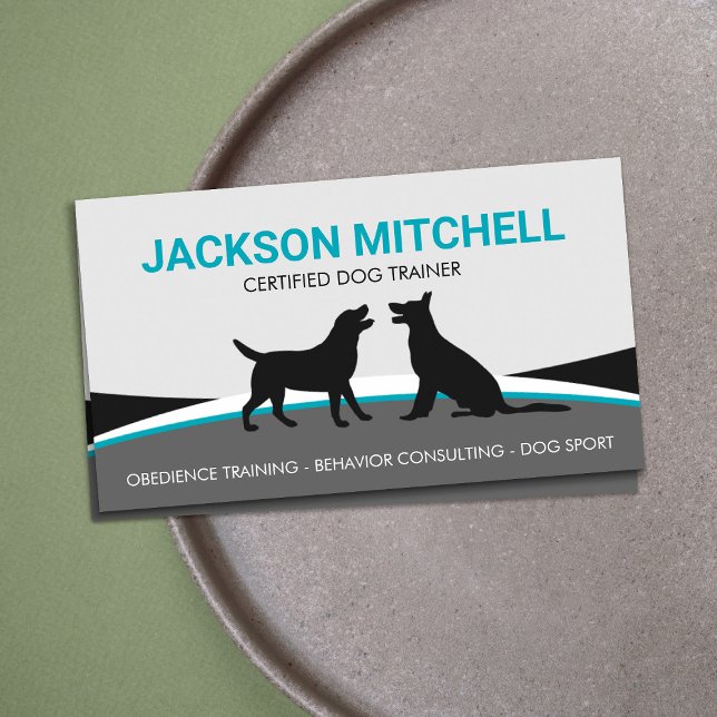Dog Trainer - Canine Behaviorist  Business Card (Creator Uploaded)