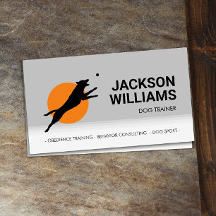 Dog Trainer - Canine Behaviorist  Business Card