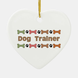 Dog Trainer Ceramic Tree Decoration