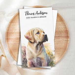 Dog Trainer Labrador Retriever Breeder Puppy Pet Business Card