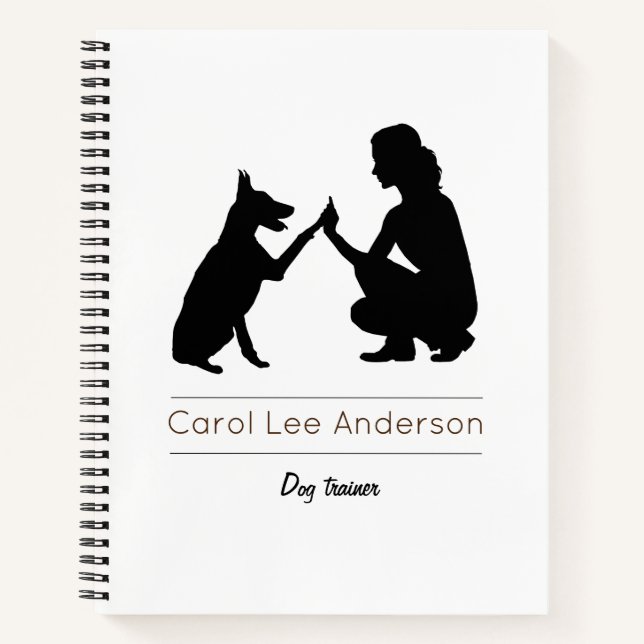 Dog trainer notebook (Front)