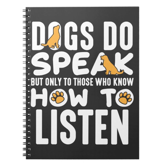 Dog trainer school Pet Lover Animal Puppy Friend Notebook (Front)