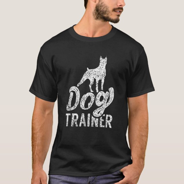 Dog Trainer Service Training Handler  T-Shirt (Front)