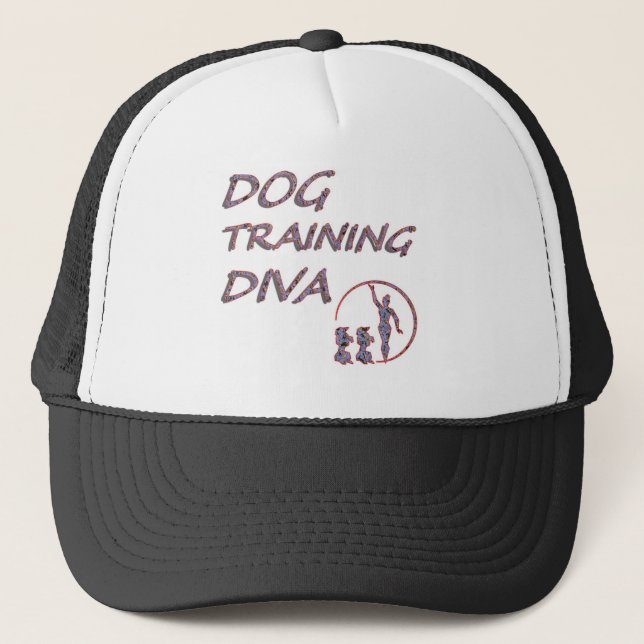 DOG TRAING DIVA with COLOR Trucker Hat (Front)