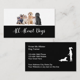 Dog Training And Agility Business Cards