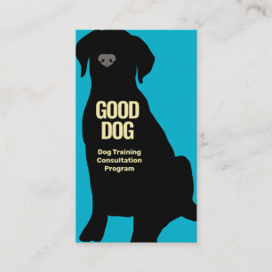 Dog Training Black Lab Business Card