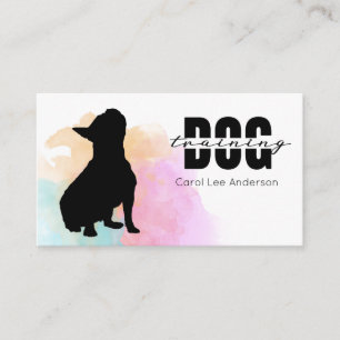 Dog training business card