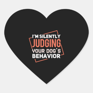 Dog Training Dog s Behaviour Heart Sticker