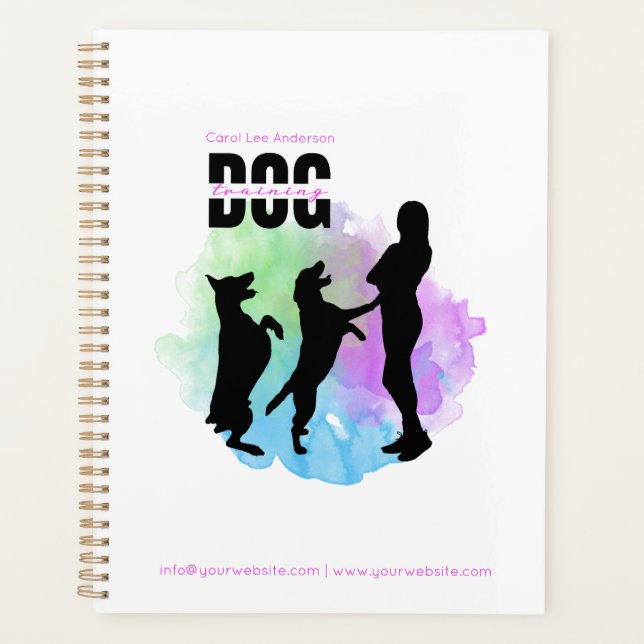 Dog training / Dog Trainer Planner (Front)