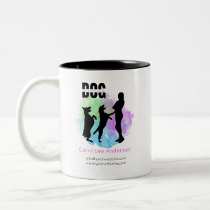 Dog training / Dog Trainer Two-Tone Coffee Mug