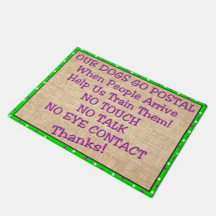 Dog Training Door Mat