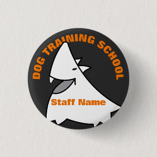 Dog Training School 3 Cm Round Badge