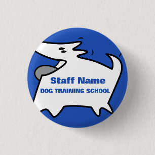 Dog Training School 3 Cm Round Badge