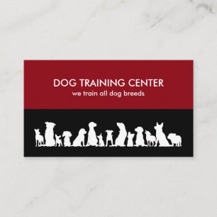 Dog Training Two Side Business Cards