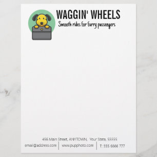 Dog Transport Business Custom  Letterhead