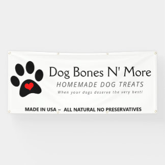 Dog Treat Bakery Business | Custom Booth Banner