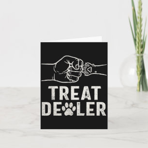 Dog Treat Er Funny Humour Dog Dad Dog Mum Dog Love Card