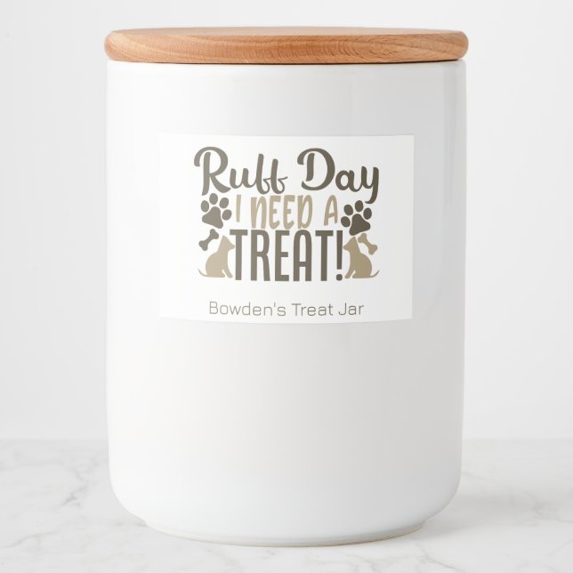 Dog Treat Jar Food Label (Front)