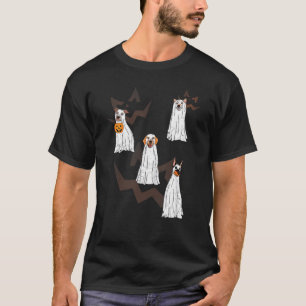Dog Treat Or Treating Pyjamas Jackolantern Ghost H T-Shirt