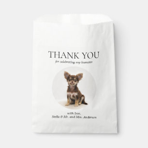 Dog Treat Pet Drawing Thank You Wedding Favour Ba Bags