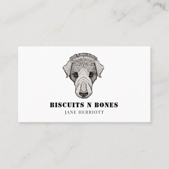 Dog Treats Baker Business Card (Front)