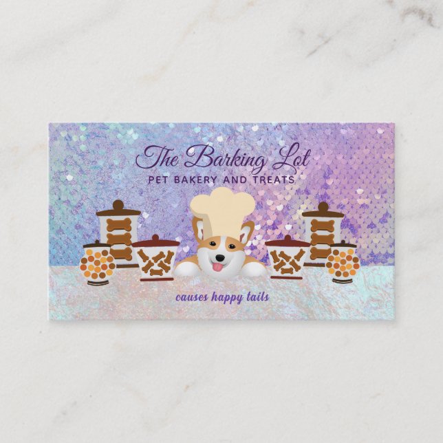 Dog Treats Business Cards (Front)