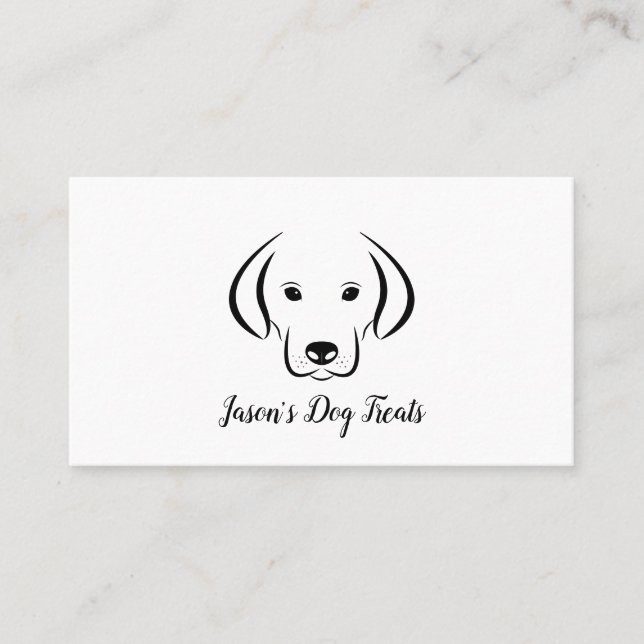 Dog Treats Food Maker Business Card (Front)