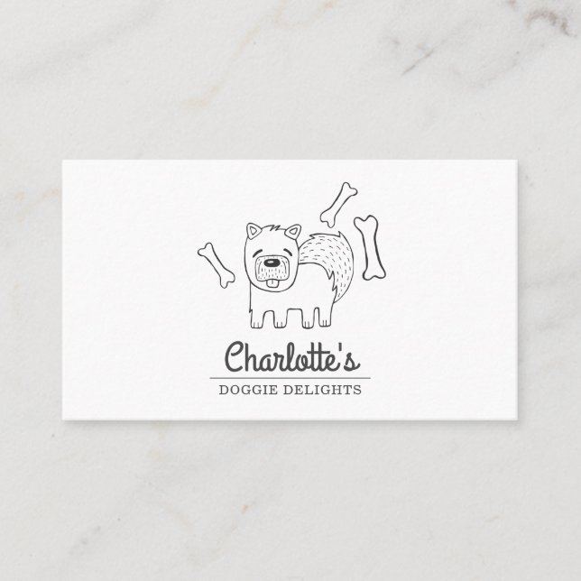 Dog Treats Maker Business Card (Front)