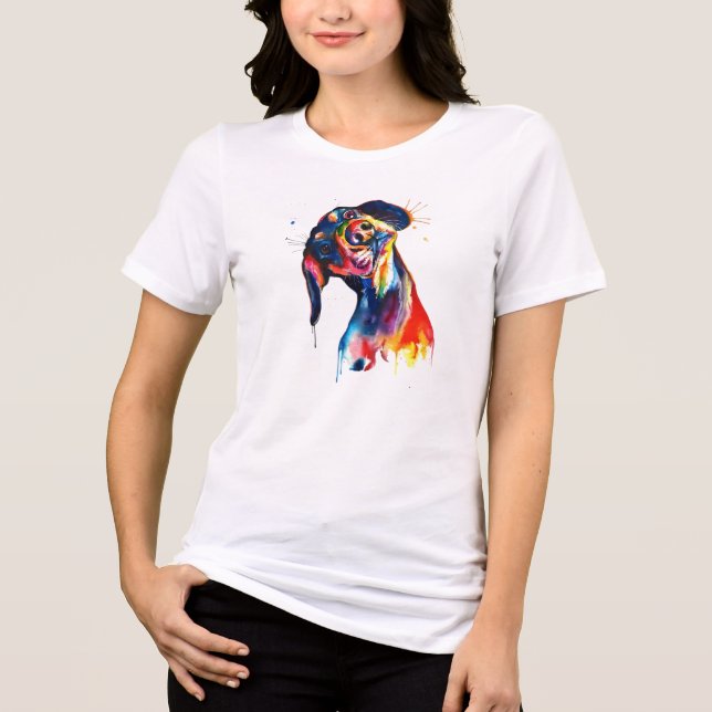 Dog Tri-Blend Shirt (Front)