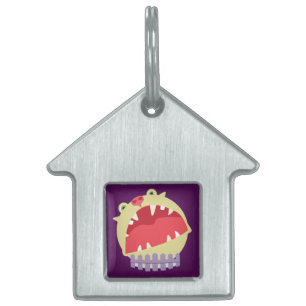 dog troll ID tag