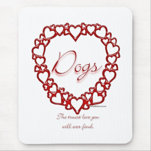 Dog True Love Mouse Mat