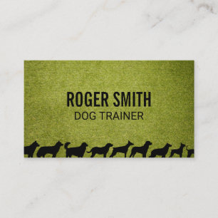 Dog Types   Dog Training Business Card