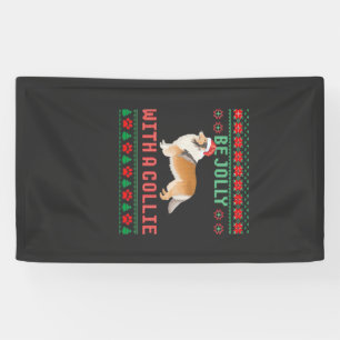 Dog Ugly Christmas Sweater Be Jolly With A Rough C Banner