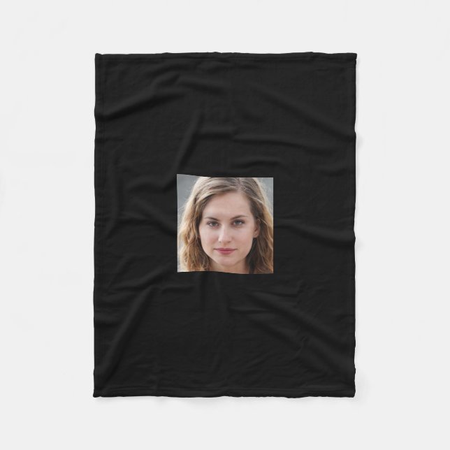 Dog Ugly Xmas Lights Santa Hat English Bulldog Chr Fleece Blanket (Front)