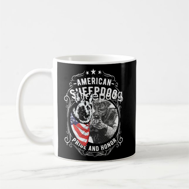 DOG USA AMERICAN COFFEE MUG (Left)